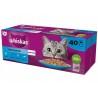 Snack para Gatos Whiskas 40 x 85 g Salmón Atún Pescado Bacalao