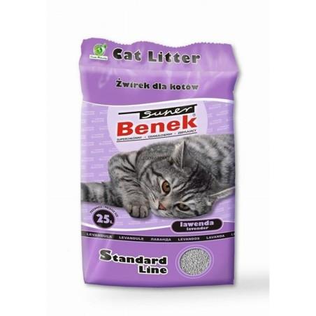 Arena para Gatos Super Benek                                 Lavanda 25 L