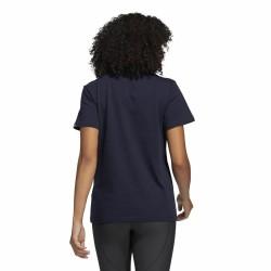 Camiseta de Manga Corta Mujer Adidas Farm Print Graphic Azul oscuro