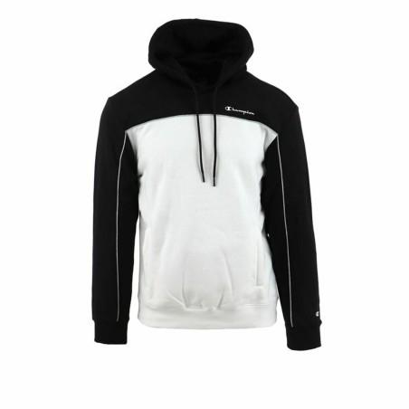 Sudadera con Capucha Hombre Champion Negro Blanco