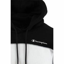 Sudadera con Capucha Hombre Champion Negro Blanco