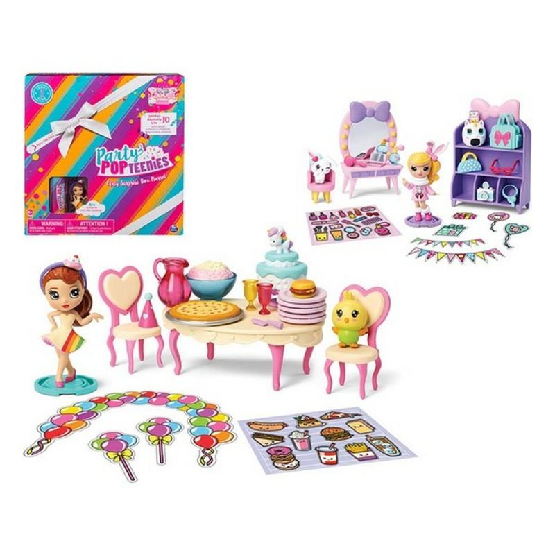 Muñeca Party Pop Teeneis Accesorios Caja sorpresa