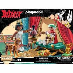 Playset Playmobil 71270 - Asterix: César and Cleopatra 28 piezas