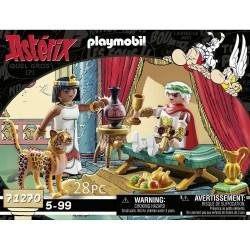 Playset Playmobil 71270 - Asterix: César and Cleopatra 28 piezas