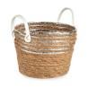 Cesta Decorativa Natural Plateado 26 x 26,5 x 26 cm