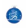 Bola de Navidad Frozen Memories 10 Unidades Azul Blanco Plástico (Ø 6 cm)