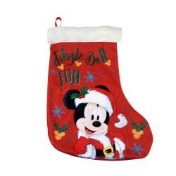 Calcetín de Navidad Mickey Mouse Happy smiles 42 cm