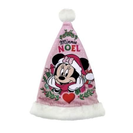 Gorro de Papá Noel Minnie Mouse Lucky Infantil 37 cm