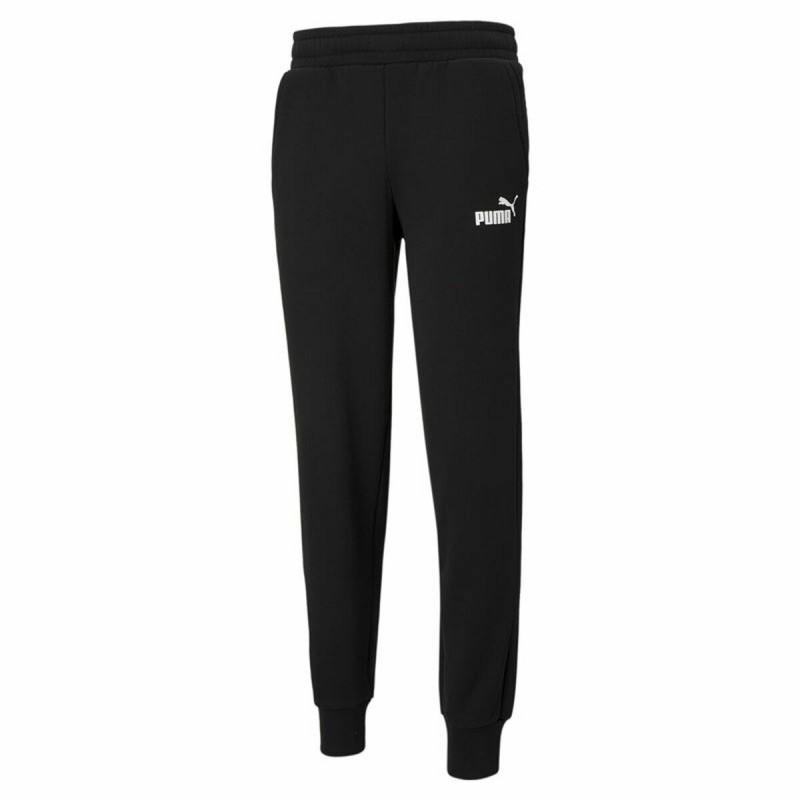 Pantalón Largo Deportivo Puma Essentials Logo Negro Hombre