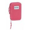 Plumier Doble BlackFit8 M854 Rosa 12.5 x 19.5 x 4 cm (28 piezas)