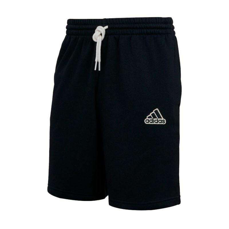 Pantalones Cortos Deportivos para Hombre Adidas French Terry Negro