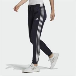 Pantalón de Chándal para Adultos Adidas  Essentials 3 Stripes Mujer Azul