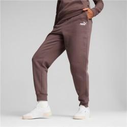 Pantalón de Chándal para Adultos Puma Ess+ Embroidery High-Waist Marrón Mujer