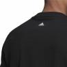 Camiseta de Manga Corta Hombre Adidas Future Icons Logo Negro