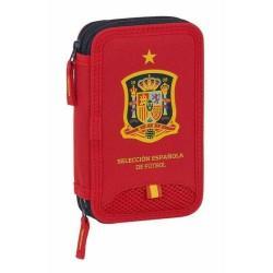 Plumier Doble RFEF M854 Rojo 12.5 x 19.5 x 4 cm (28 piezas)