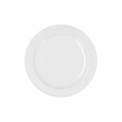 Plato de Postre Bidasoa Glacial Ala Estrch Blanco Cerámica 20 cm (6 Unidades) (Pack 6x)