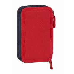 Plumier Doble RFEF M854 Rojo 12.5 x 19.5 x 4 cm (28 piezas)