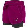 Pantalones Cortos Deportivos para Mujer Joluvi Meta Duo Morado