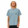 Camiseta de Manga Corta Hombre Rip Curl Pocket Quality Surf  Azul