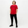 Camiseta de Manga Corta Hombre Timberland Kennebec Linear Rojo