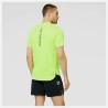 Camiseta Deportiva de Manga Corta New Balance Verde limón