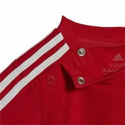 Conjunto Deportivo para Bebé Adidas Three Stripes Rojo