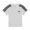 Conjunto Deportivo para Bebé Adidas Three Stripes Negro Blanco