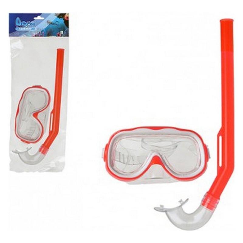 Gafas de Buceo con Tubo Infantiles 119117 Rojo