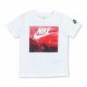 Camiseta de Manga Corta Infantil Nike Air View Blanco