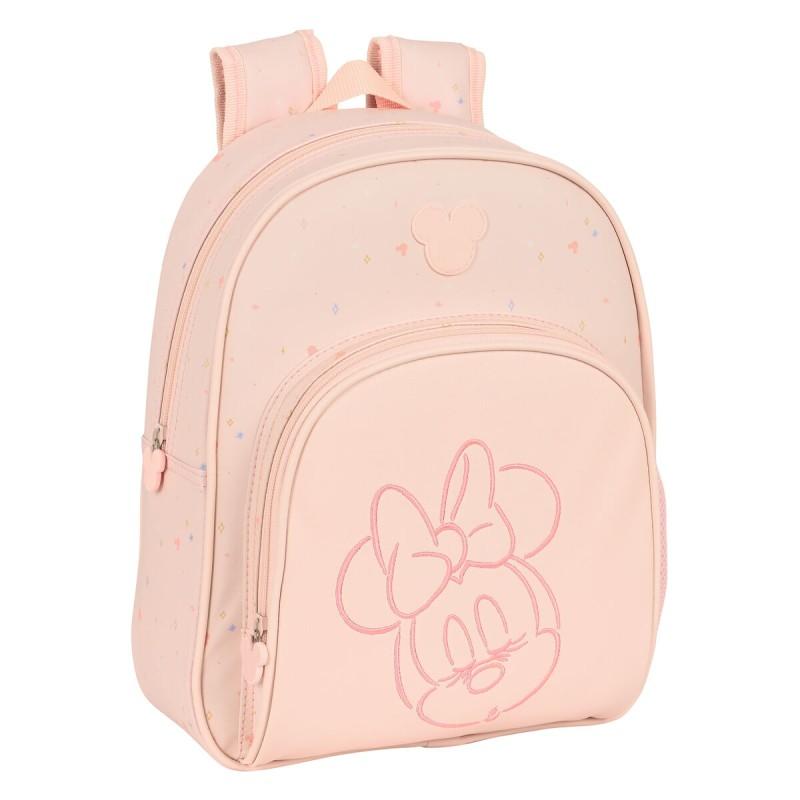 Mochila Escolar Minnie Mouse Baby Rosa (28 x 34 x 10 cm)