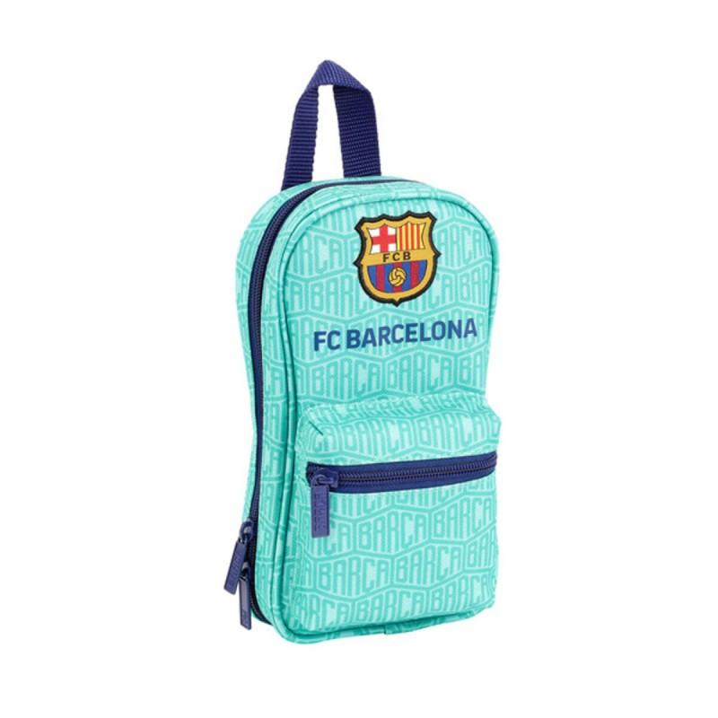 Plumier Mochila F.C. Barcelona Turquesa 12 x 23 x 5 cm (33 Piezas)