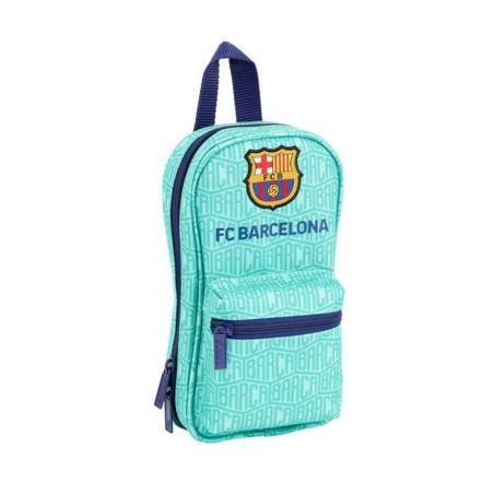 Plumier Mochila F.C. Barcelona Turquesa 12 x 23 x 5 cm (33 Piezas)