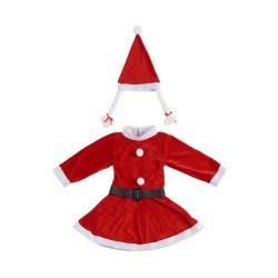 Disfraz para Niños Mamá Noel 9-13 Años Rojo Blanco