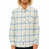 Camisa de Manga Larga Hombre Rip Curl Checked in Flannel Franela Blanco