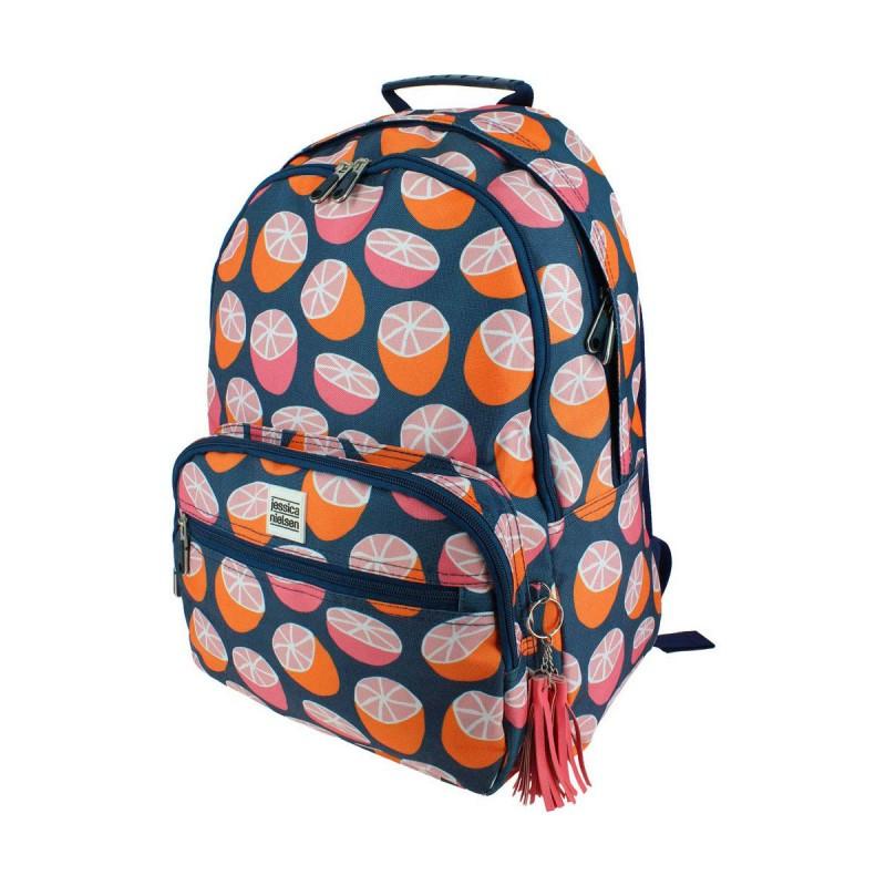 Mochila Escolar Jessica Nielsen Naranja 19 L