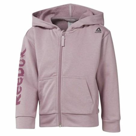 Chaqueta Deportiva para Hombre Reebok  Essentials Fullzip Lila Capucha