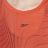 Camiseta de Manga Corta Mujer Reebok Burnout Naranja