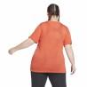 Camiseta de Manga Corta Mujer Reebok Burnout Naranja