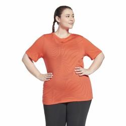 Camiseta de Manga Corta Mujer Reebok Burnout Naranja