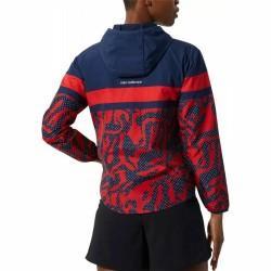 Chaqueta Deportiva para Mujer New Balance Printed Accelerate Azul