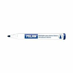 Rotuladores Milan Pizarra blanca 12 Unidades Azul PVC