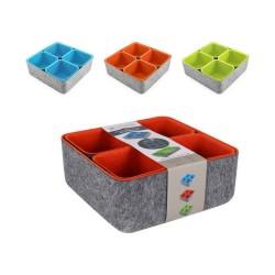 Organizador Multiusos Confortime 25,2 x 25 x 10 cm (5 Unidades)