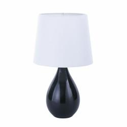 Lámpara de mesa Versa Camy Negro Cerámica (20 x 35 x 20 cm)
