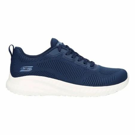 Zapatillas Deportivas Mujer Skechers Bobs Sport Squad Chaos Face Off Azul oscuro