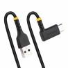 Cable USB A a USB C Startech R2ACR-15C Negro