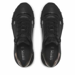 Zapatillas Casual Mujer Geox Alleniee Negro