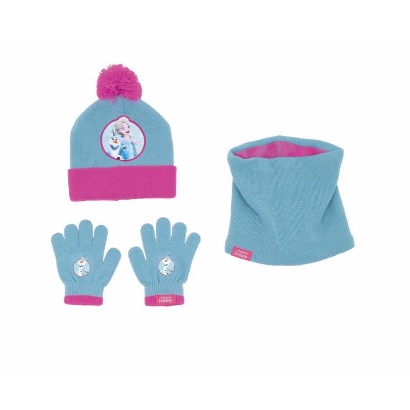 Gorro, Guantes y Braga de Cuello Frozen Memories Azul