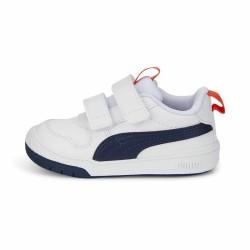 Zapatillas Casual Niño Puma Multiflex SL V Azul Blanco