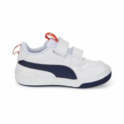 Zapatillas Casual Niño Puma Multiflex SL V Azul Blanco