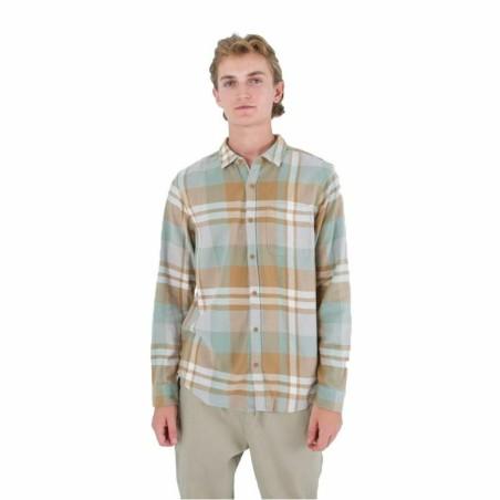 Camisa de Manga Larga Hombre Hurley Portland Organic Marrón